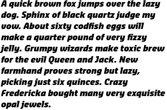 Sansa Condensed Black Italic OTF Pro