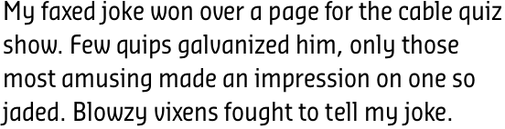 Sansa Condensed Normal OTF Pro