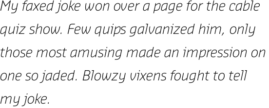 Sansa Light Italic OTF Pro