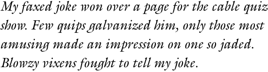 ITC Galliard Italic