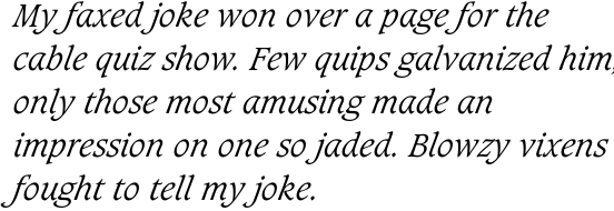 Caxton Light Italic