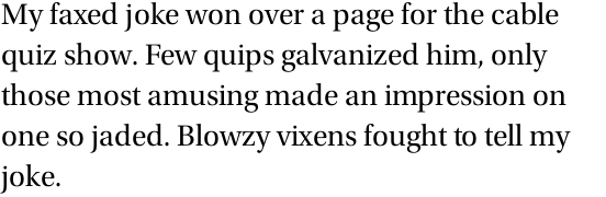 Utopia Std Subhead