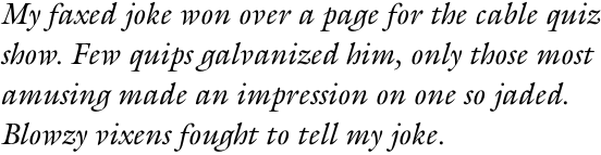 ITC Galliard Pro Italic