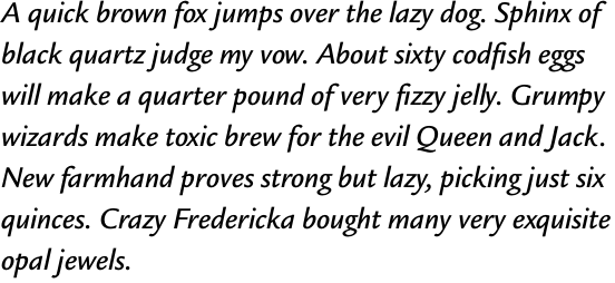 ITC Legacy Sans Pro Medium Italic