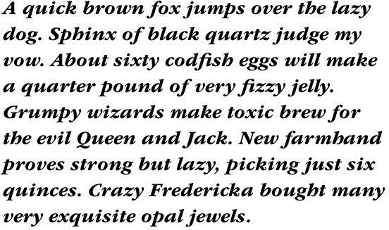 ITC Garamond Std Bold Italic