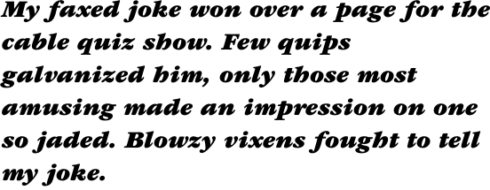 ITC Garamond Std Ultra Italic