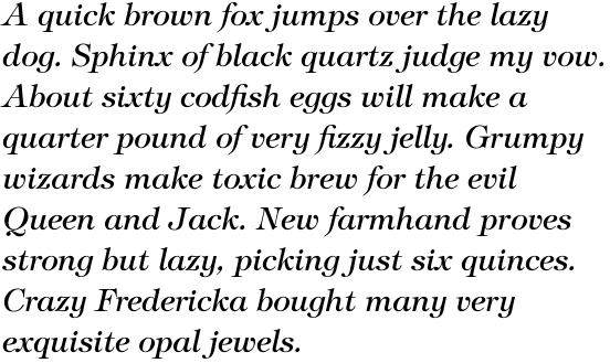 ITC Tiffany Std Medium Italic