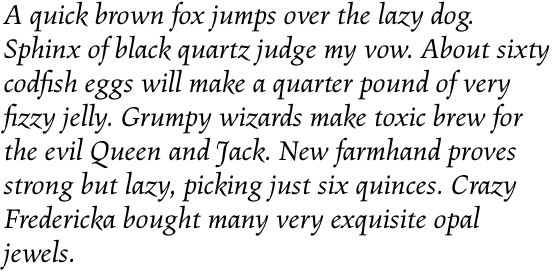 Figural Std Book Italic