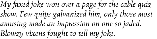 Figural Std Book Italic