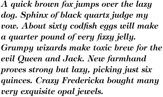 ITC Tiffany Std Demi Italic