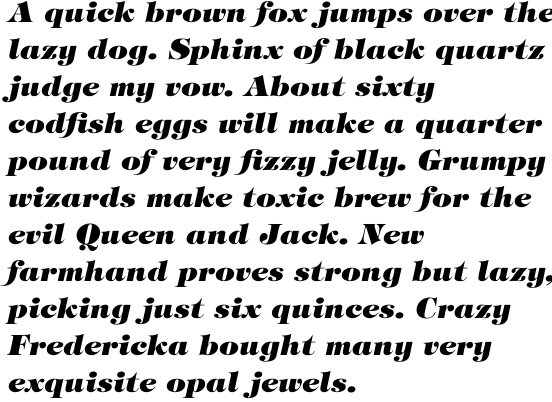 ITC Tiffany Std Heavy Italic