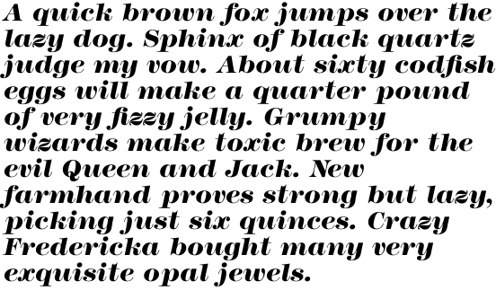 ITC Modern No. 216 Std Heavy Italic
