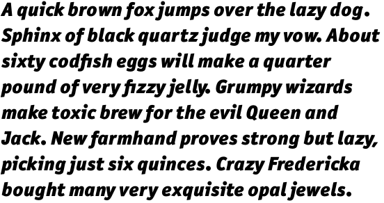 ITC Officina Sans Pro Black Italic