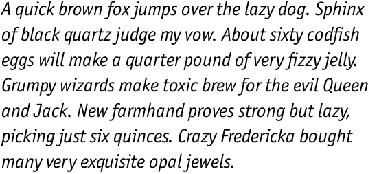 ITC Officina Sans Pro Book Italic