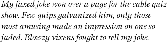 ITC Esprit Std Book Italic