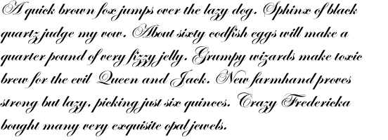 ITC Edwardian Script Std Bold