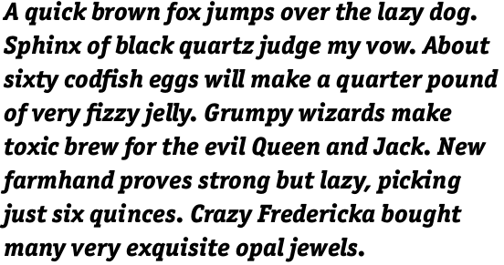ITC Officina Serif Pro Extra Bold Italic