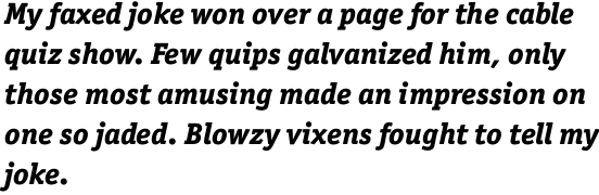 ITC Officina Serif Pro Extra Bold Italic