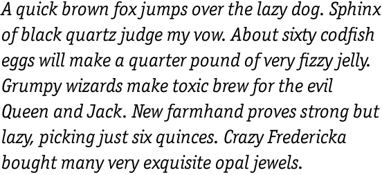 ITC Officina Serif Pro Book Italic
