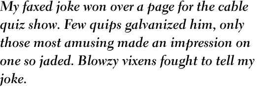 Electra Std Bold Cursive