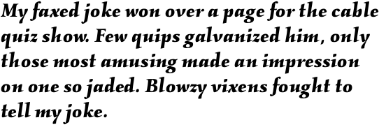 ITC Kallos Std Bold Italic