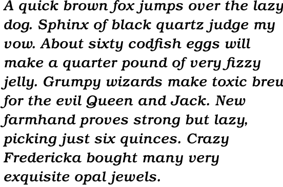 ITC Bookman Std Medium Italic