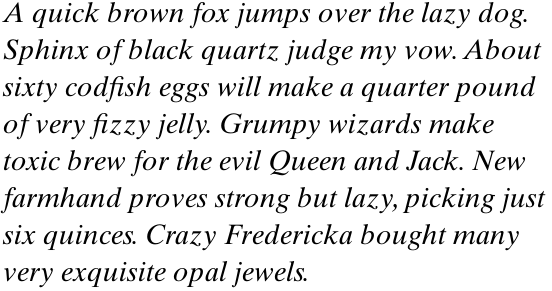 Times Ten Std Italic