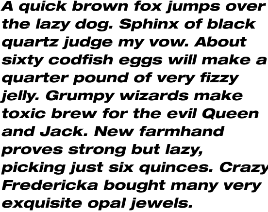 Neue Helvetica Std 83 Extended Heavy Oblique