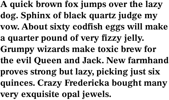 Gazette Std Bold