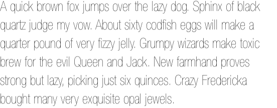 Neue Helvetica Std 27 Condensed Ultra Light