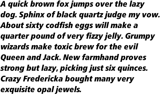Frutiger Pro 88 Condensed Extra Black Italic