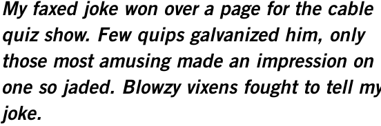 Trade Gothic Com Bold No. 2 Oblique