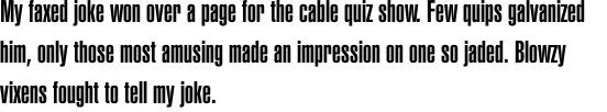Helvetica Com Ultra Compressed