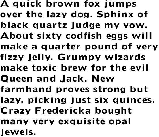 Doric Std Bold