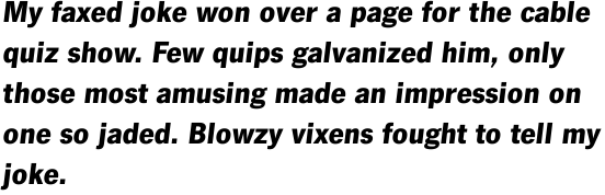 News Gothic No. 2 Com Black Italic