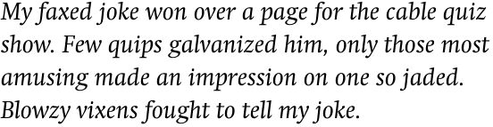 Swift Pro Italic