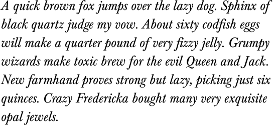 Baskerville Com Italic