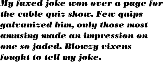 Bodoni Std Poster Italic
