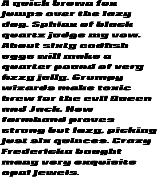 Loft Std Extra Bold Italic