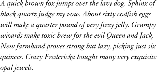 Granjon Std Italic