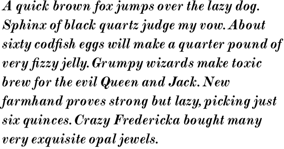 Monotype Modern Std Bold Italic