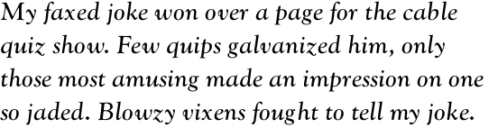 Goudy Catalogue Pro Italic