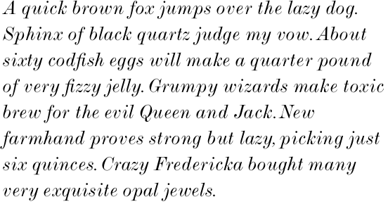 Monotype Modern Std Extended Italic