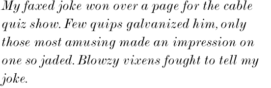 Monotype Modern Std Extended Italic