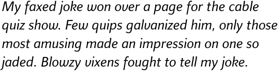 Finnegan Com Italic