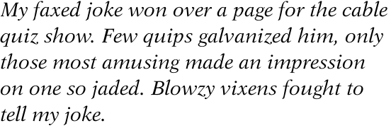 New Aster Std Italic