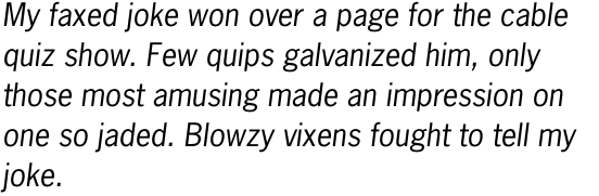 News Gothic Std Oblique