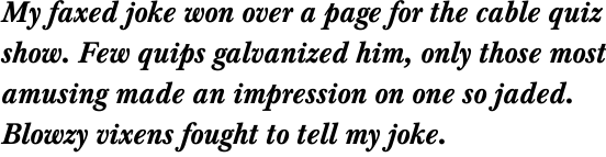Baskerville Com Medium Italic