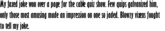 Gill Sans Pro Extra Condensed Bold