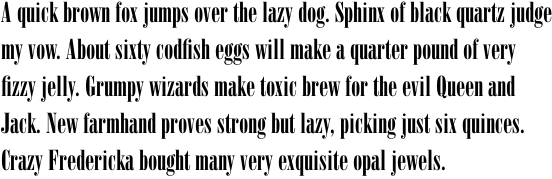 Bodoni Std Poster Compressed
